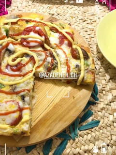 عکسی از دستور تخم مرغ سيب زمينی
