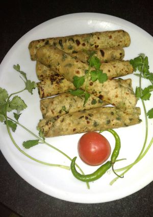 A picture of Methi thepla.
