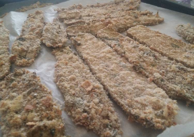 Melanzane impanate al forno