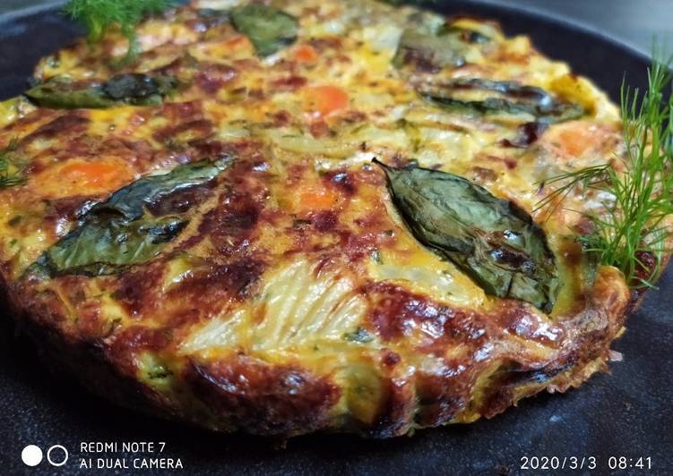 Frittata di verdure al forno