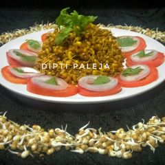 Spicy Sprouted Moth Matki A picture of Spicy Sprouted Moth Matki.