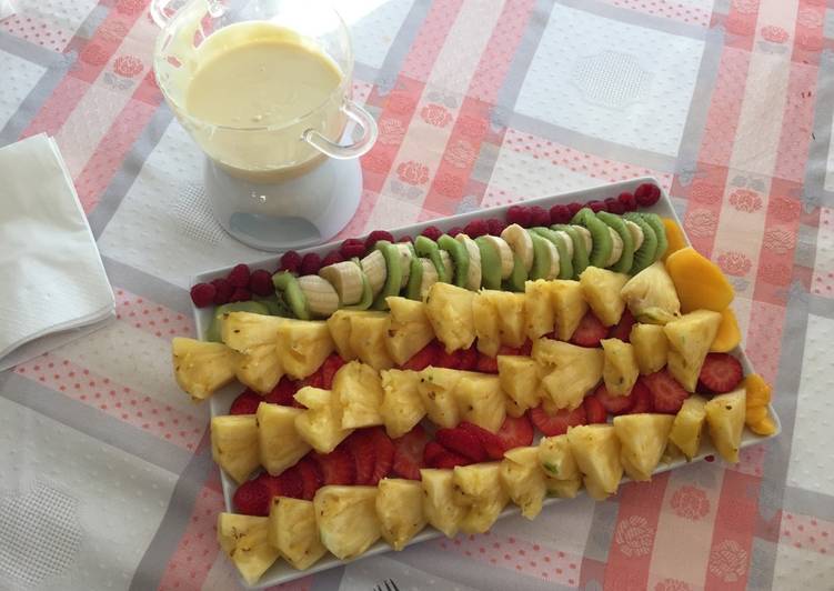 Postre de fin de año muy fácil: fondue de chocolates