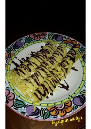 Foto resep Kue laba-laba renyah masak di teflon