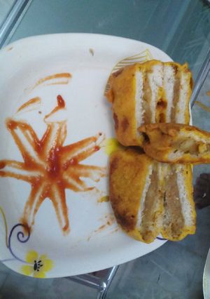 A picture of Bread pakora.