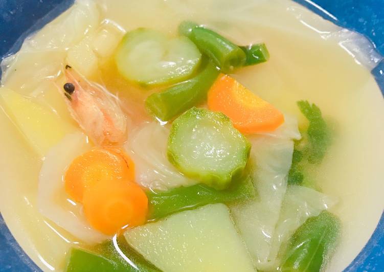 Resep Sop bening udang jeruk nipis Anti Gagal