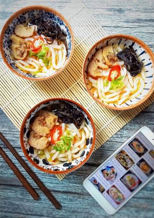 Foto resep 1034. Udon Kuah Pedas