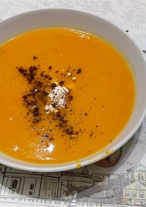 Φωτογραφία της συνταγής Σούπα κολοκύθας με πράσο και τζίντζερ