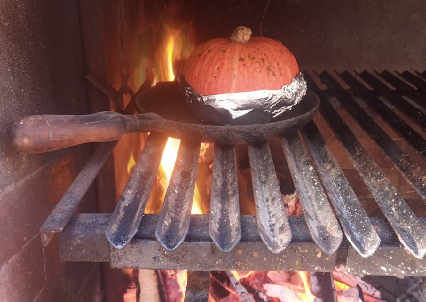 Calabaza fondue a la parrilla by Rouss comidas