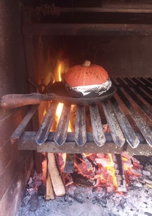 Una foto de Calabaza fondue a la parrilla by Rouss comidas