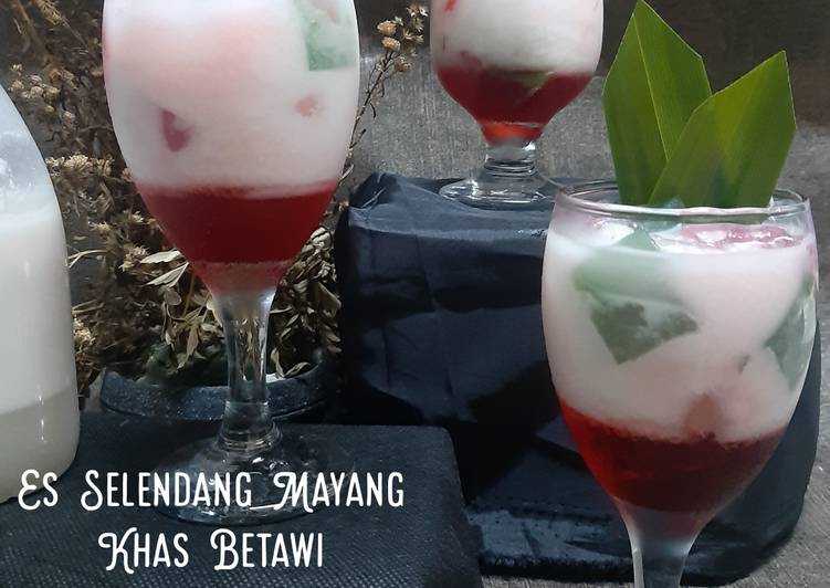 Cara Memasak Cepat Es Selendang Mayang khas Betawi Enak Sempurna