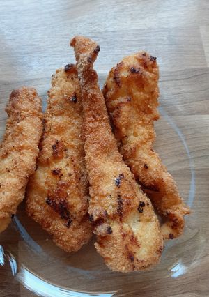 Tejbe áztatott rántott csirkemell recept fotója