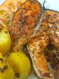 Butter Salmon Grilled with Thyme
