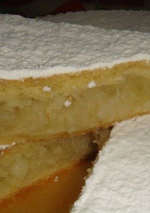 Una foto de Pastel de manzana vienés
