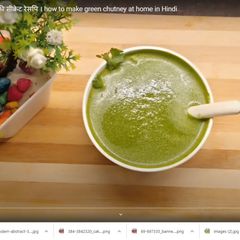 Green chutney A picture of Green chutney.