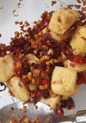 Foto resep Tahu crispy bumbu kering