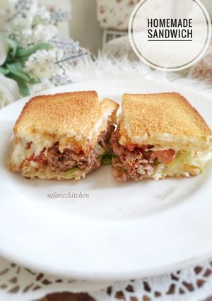 Foto resep Homemade Sandwich (non keto)