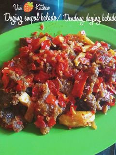 Foto resep Dendeng daging balado
