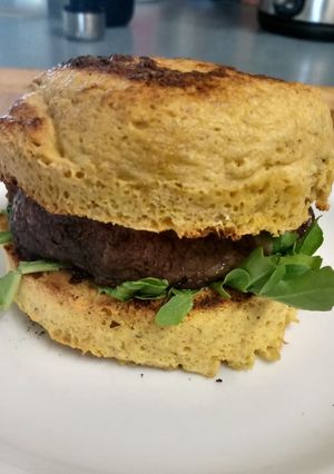 A picture of Microwave Keto Muffin.