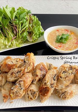 A picture of Crispy Spring Rolls.
