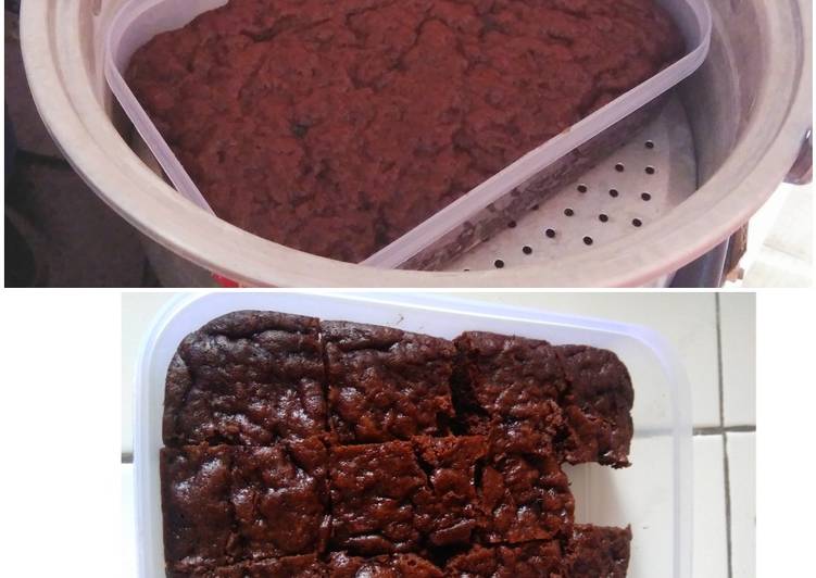 Rahasia Membuat Brownies kukus nutricake simpel, Enak