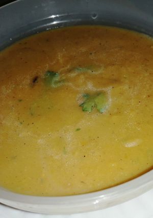 A picture of Butter nut Soup.