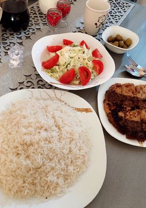 عکسی از دستور جوجه و کباب عطی پز😍🤭