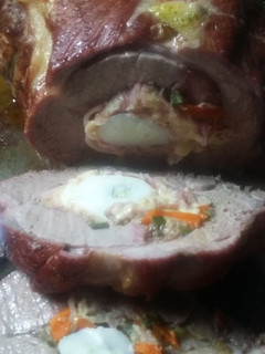 Una foto de Bondiola de Cerdo rellena