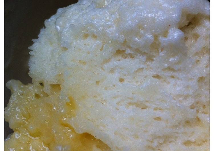 Extra Soft Cheese Mug Cake (Putih Telur dan Keju)