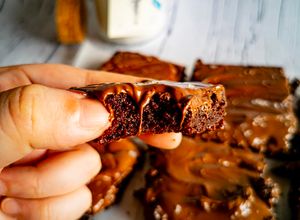 Foto de Brownie com Nutella e Flor de Sal