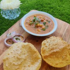 A picture of Chhole Masala.