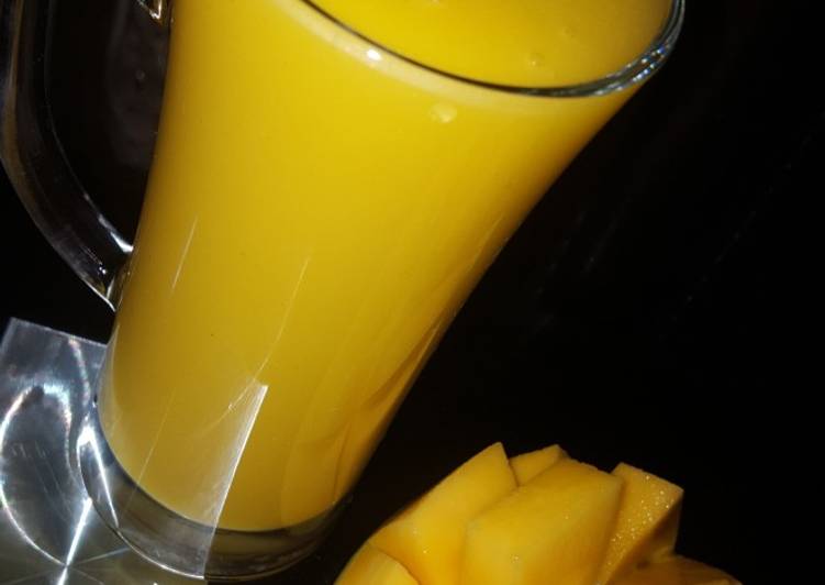 Mango and pineapple drinks