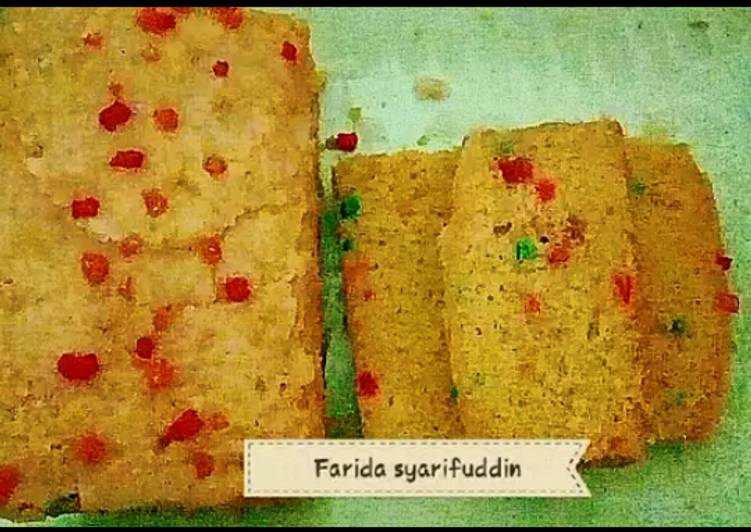 Cara Gampang Membuat English fruit cake yang Lezat Sekali