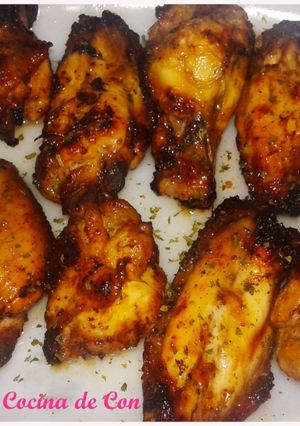 Una foto de Alitas de pollo fritas