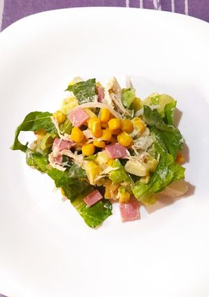 Una foto de Ensalada hawaiana
