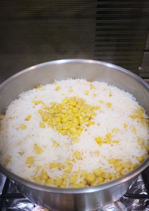 صورة لوصفة ارز بالذرة