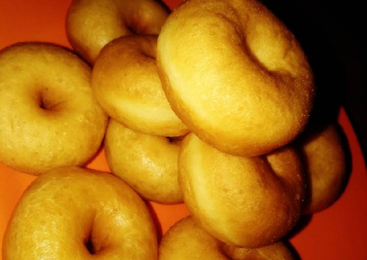 Donut empuk tanpa kentang