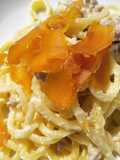 Carbonara di tonno e bottarga