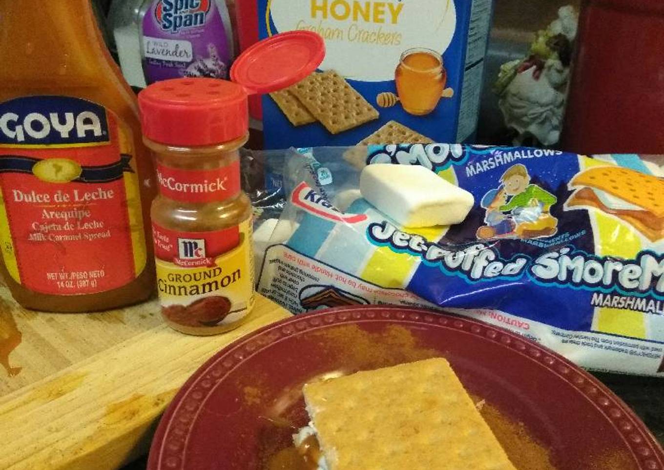 Caramel cinnamon smores
