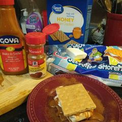 A picture of Caramel cinnamon smores.
