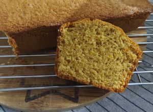 Una foto de Budín de mandarina y tres harinas