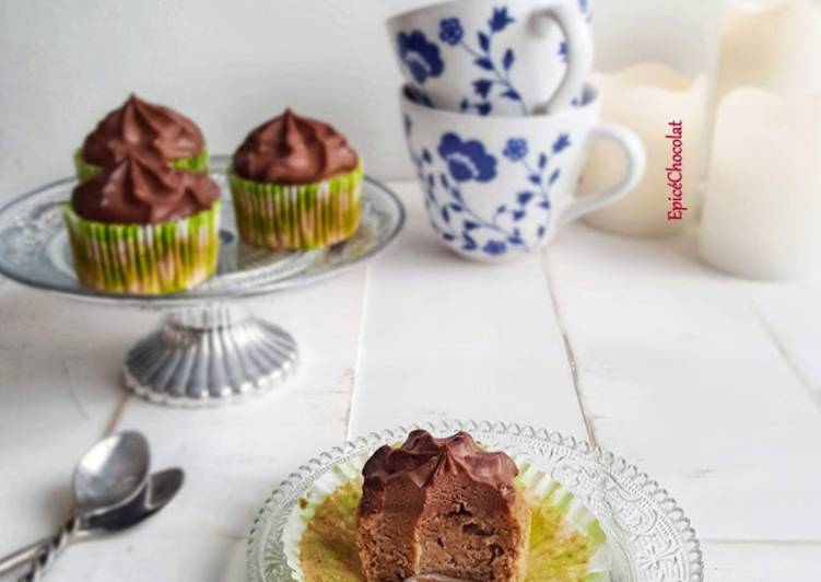 La Meilleur Recette De Mini cupcakes marrons chocolat