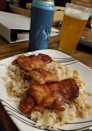 A picture of Caramelized Chicken.