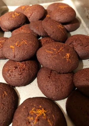 Narancsos csokis keksz recept fotója
