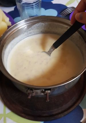 Una foto de Bagna Cauda sin anchoas
