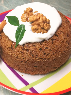 Fűszeres, diós mikrós piskóta 🍯 recept fotója