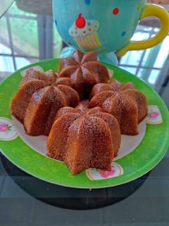 Foto resep Bolu karamel kukus (bolu sakura)