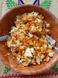 Ensalada de coliflor con zanahoria