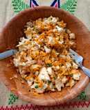 Ensalada de coliflor con zanahoria