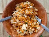 Ensalada de coliflor con zanahoria