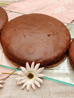 Una foto de 🍫Bizcochuelo chocolatoso esponjoso y húmedo - Chocolate de taza + cacao amargo - Fácil y rendidor 🍫